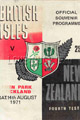 New Zealand v British Isles 1971 rugby  Programme